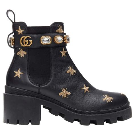 gucci sylvie bee|bee Gucci boots.